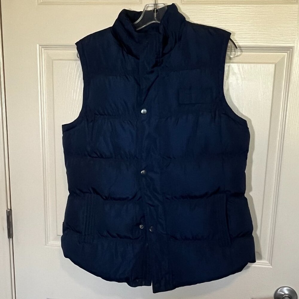 Wantdo brand, Navy blue puffy vest, size M,